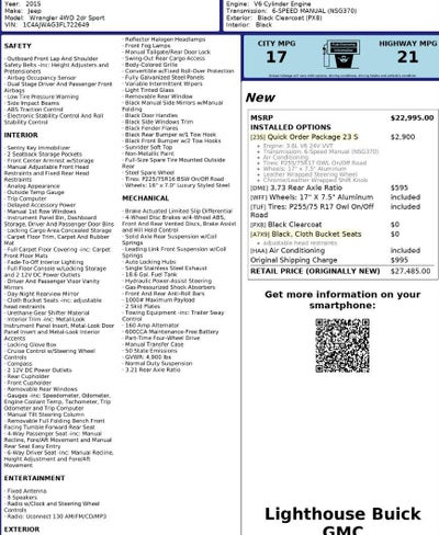 2015 Jeep Wrangler Sport