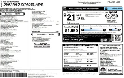 2021 Dodge Durango Citadel