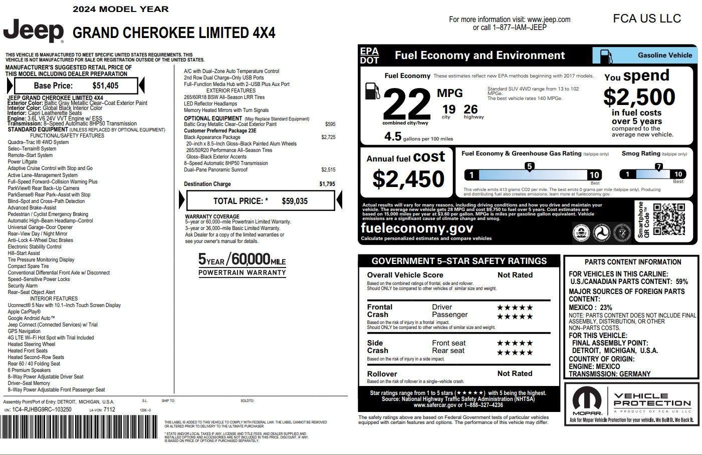 2024 Jeep Grand Cherokee Limited