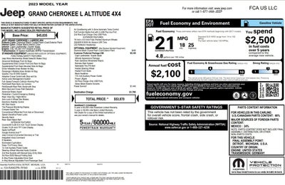 2023 Jeep Grand Cherokee L Altitude