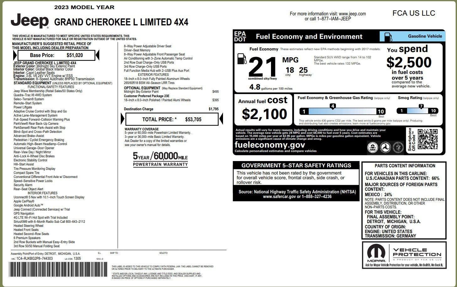 2023 Jeep Grand Cherokee L Limited