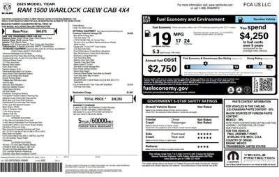 2025 RAM 1500 Warlock