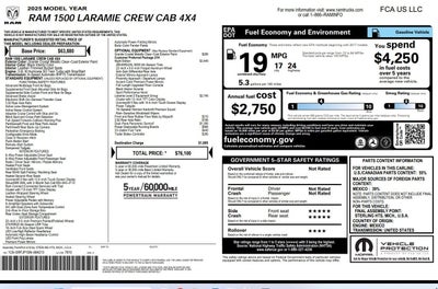 2025 RAM 1500 Laramie