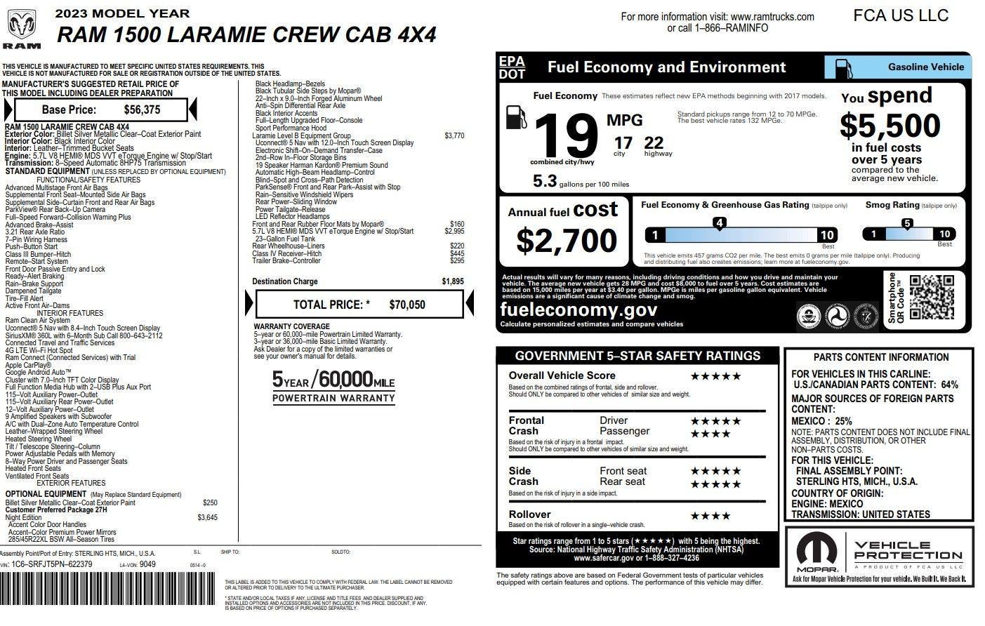 2023 RAM 1500 Laramie