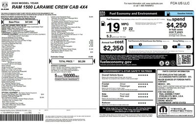 2020 RAM 1500 Laramie