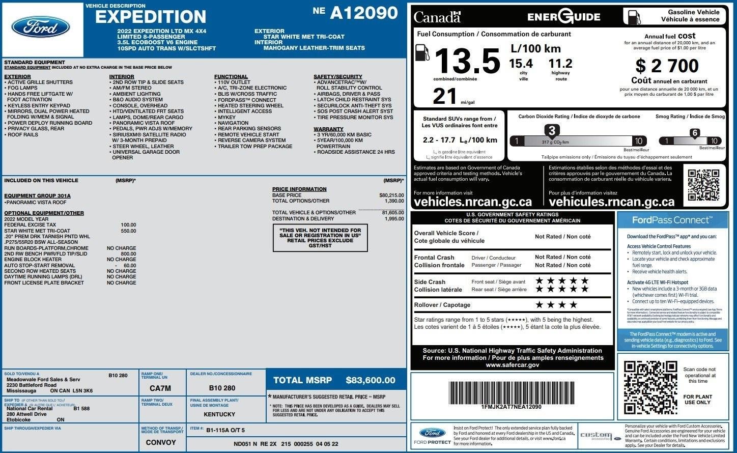 2022 Ford Expedition Max Limited