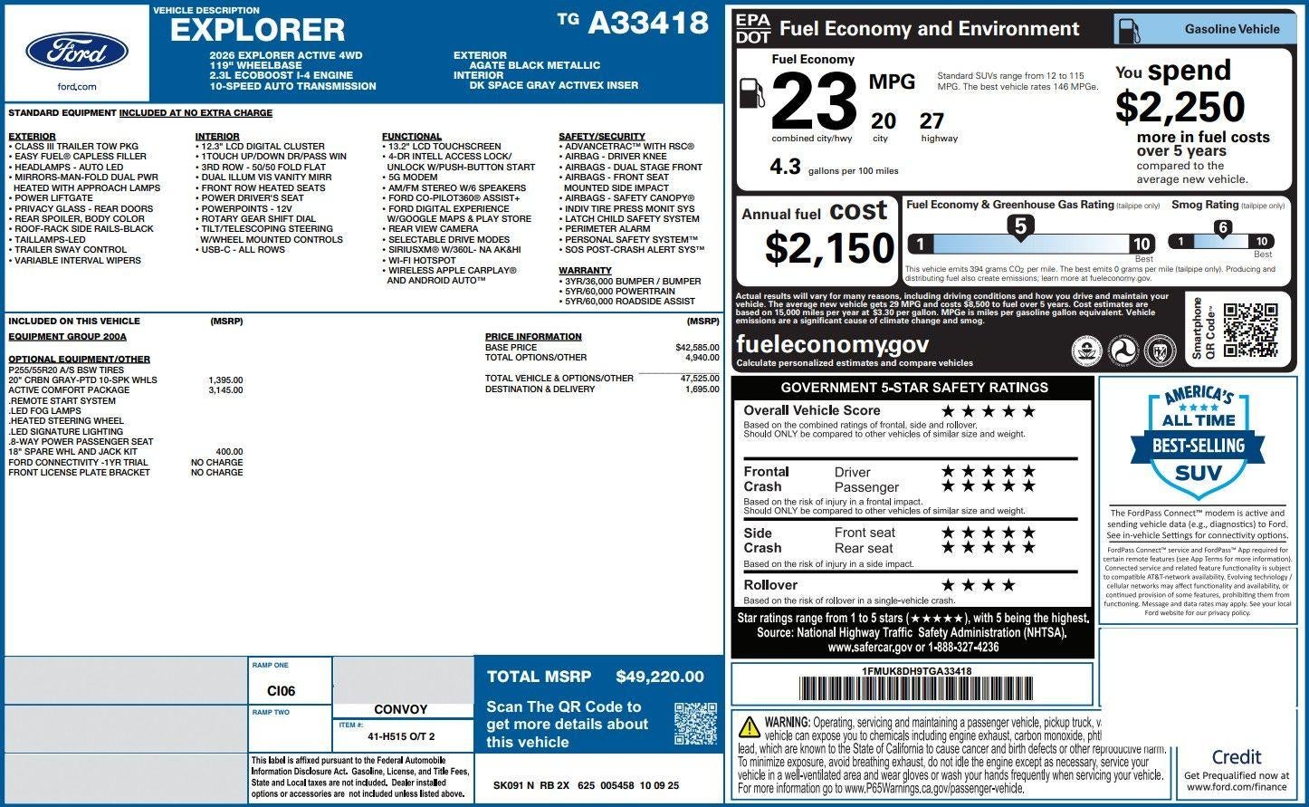 2026 Ford Explorer Active