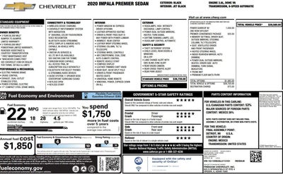 2020 Chevrolet Impala Premier