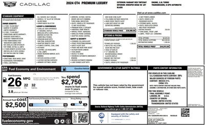 2024 Cadillac CT4 Premium Luxury
