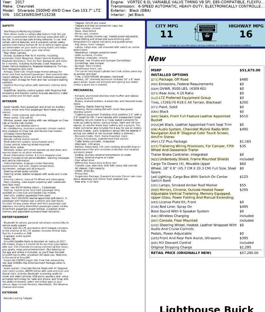 2017 Chevrolet Silverado 2500 HD LTZ