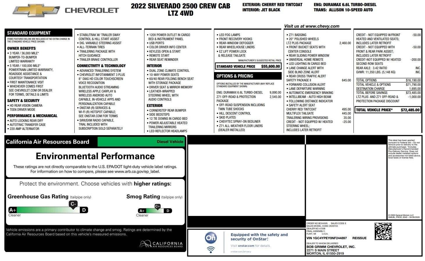 2022 Chevrolet Silverado 2500 HD LTZ