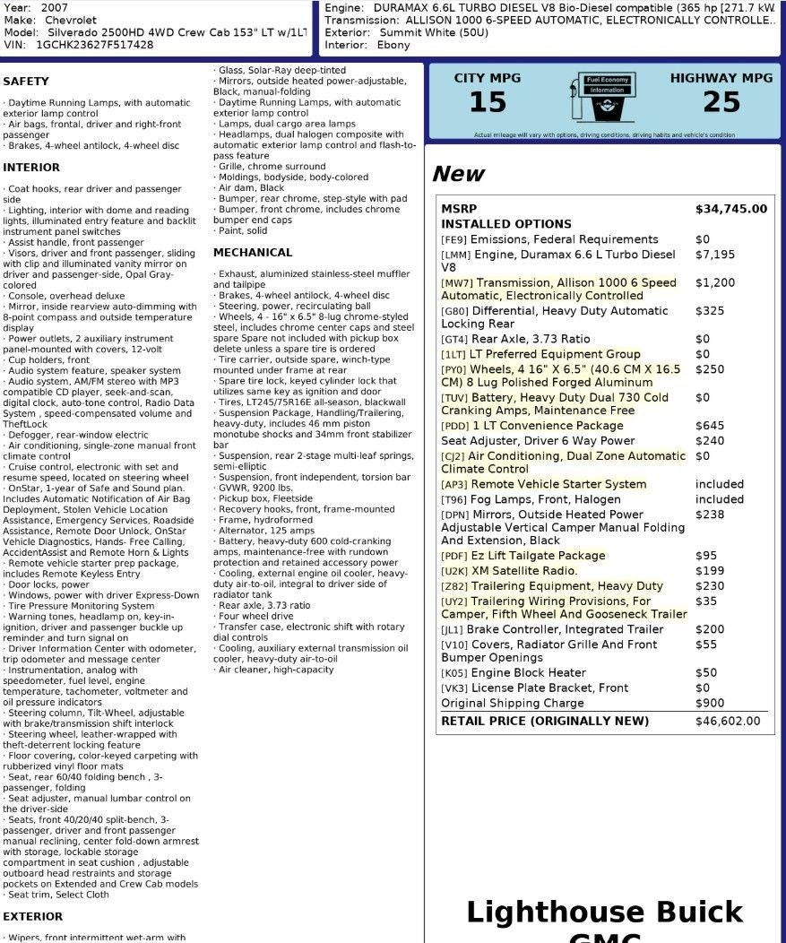 2007 Chevrolet Silverado 2500 HD LT