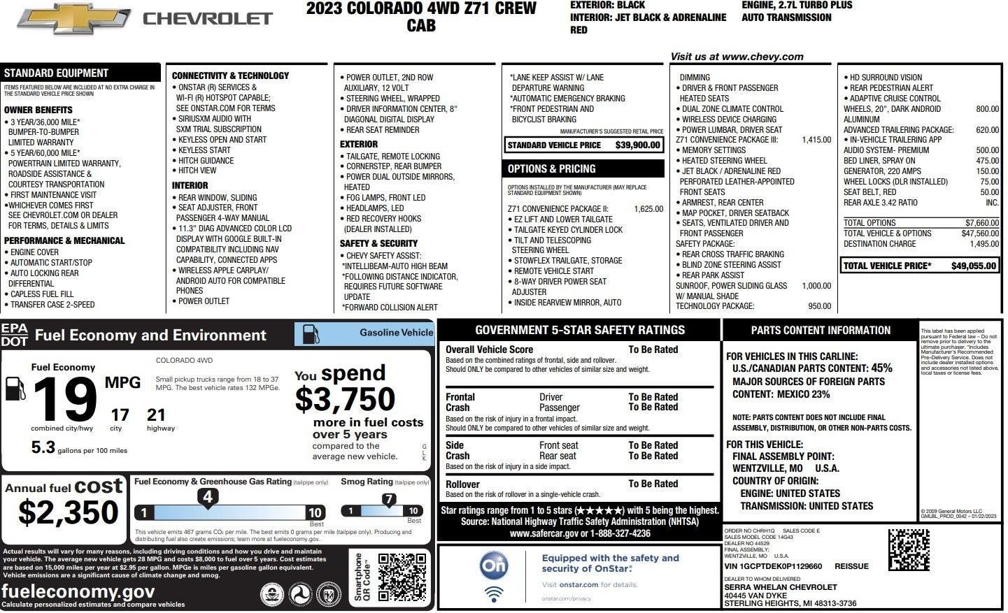 2023 Chevrolet Colorado Z71