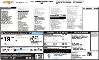 2023 Chevrolet Colorado Z71