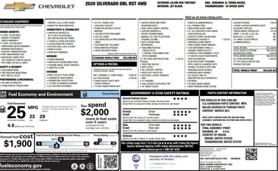 2020 Chevrolet Silverado 1500 RST All Star Edition