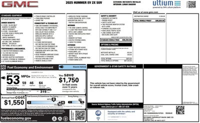 2025 GMC HUMMER EV SUV 2X