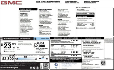 2025 GMC Acadia Elevation