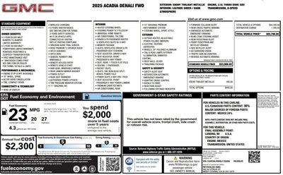 2025 GMC Acadia Denali