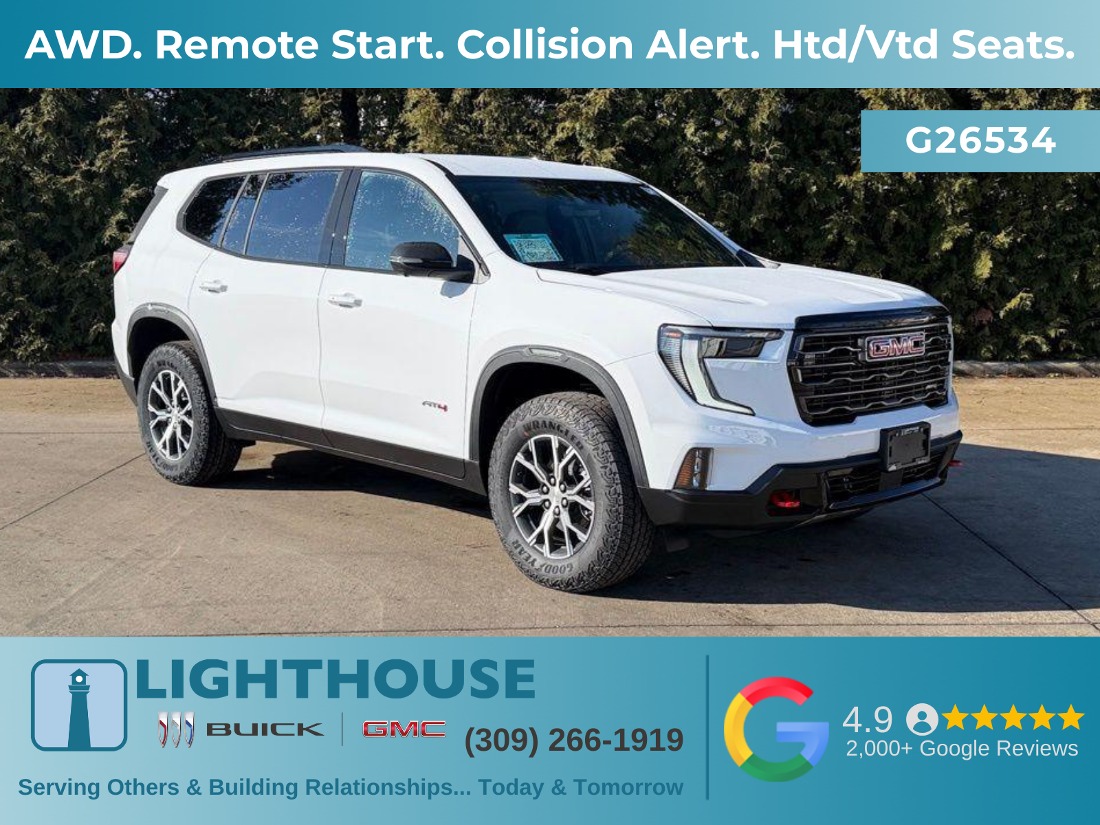 2026 GMC Acadia AWD AT4