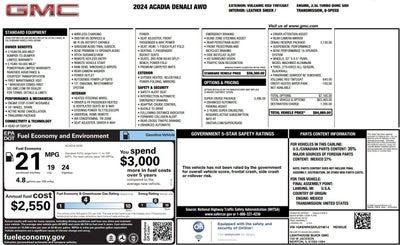 2024 GMC Acadia Denali