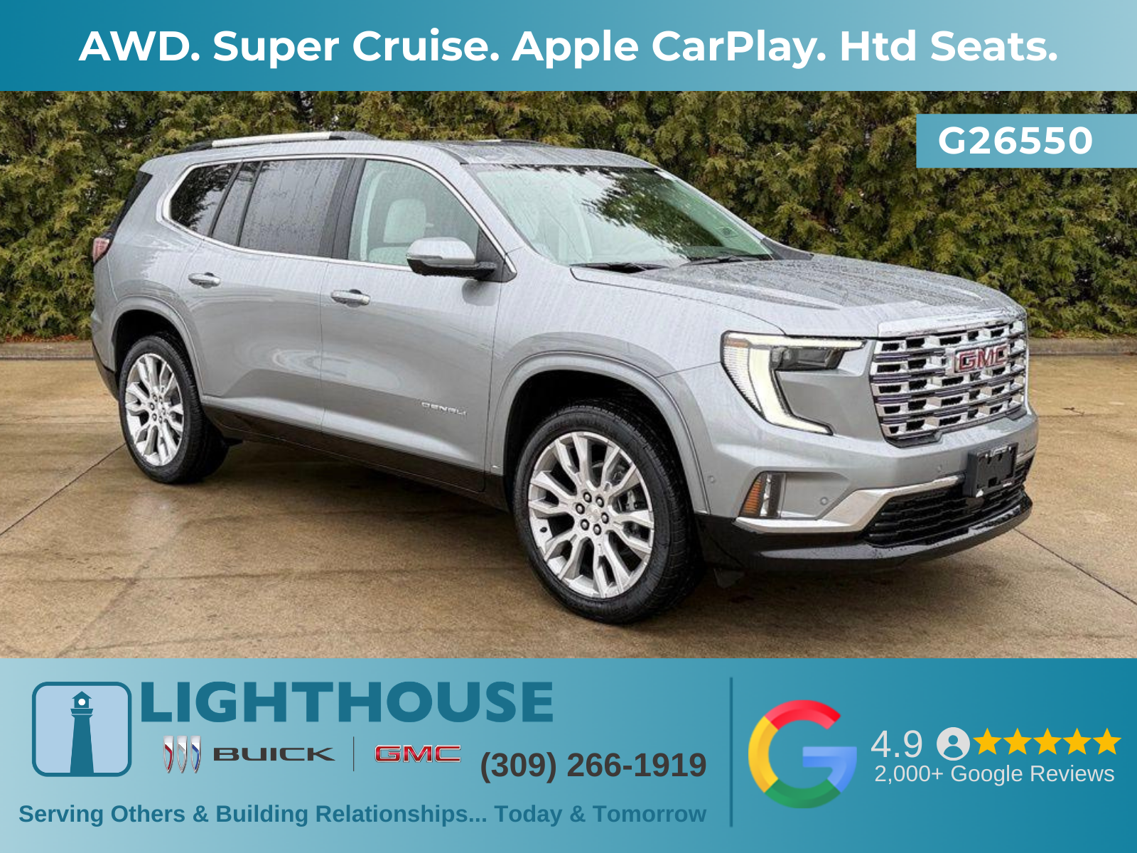 2026 GMC Acadia AWD Denali