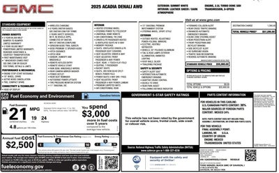 2025 GMC Acadia Denali
