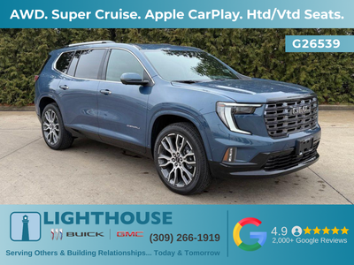 2026 GMC Acadia AWD Denali Ultimate
