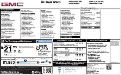 2021 GMC Acadia AT4