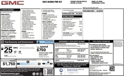 2023 GMC Acadia SLT