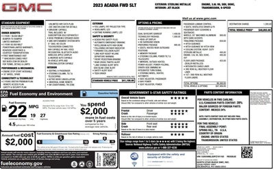 2023 GMC Acadia SLT