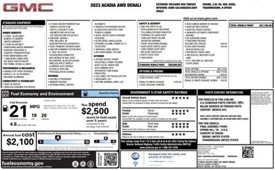 2023 GMC Acadia Denali