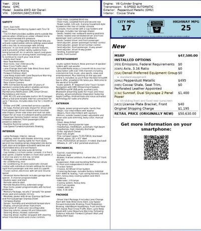 2019 GMC Acadia Denali