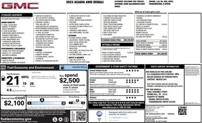 2023 GMC Acadia Denali