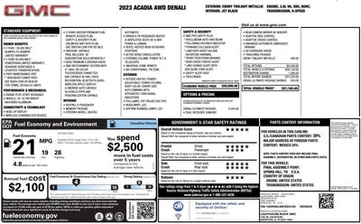 2023 GMC Acadia Denali