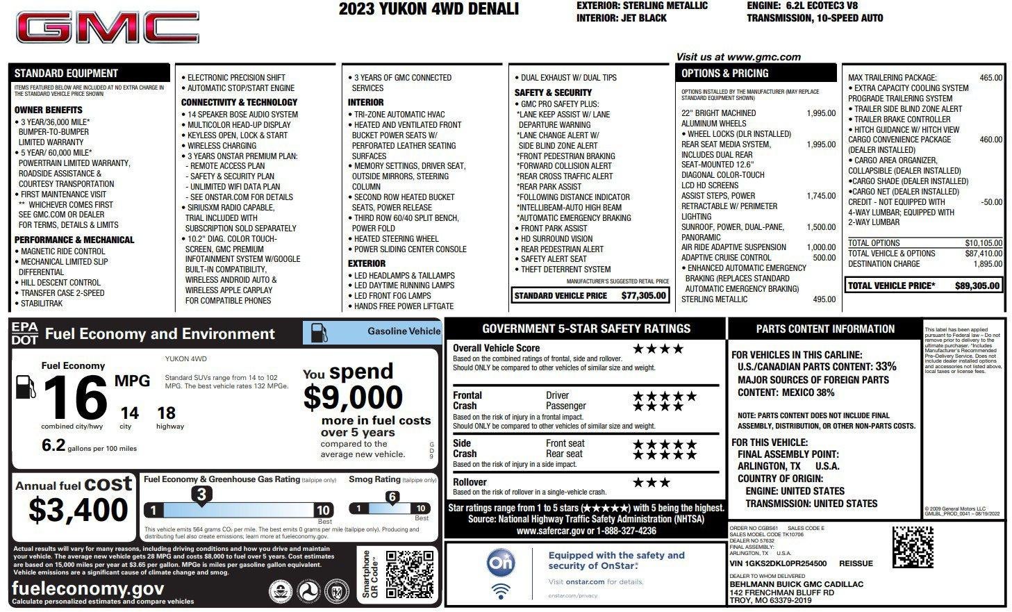 2023 GMC Yukon Denali