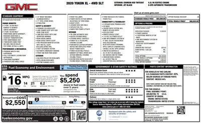 2020 GMC Yukon XL SLT