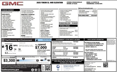 2025 GMC Yukon XL Elevation