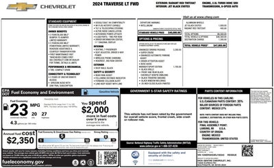 2024 Chevrolet Traverse LT