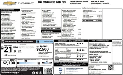 2023 Chevrolet Traverse LT