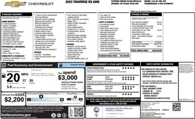 2023 Chevrolet Traverse RS