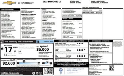 2023 Chevrolet Tahoe LS