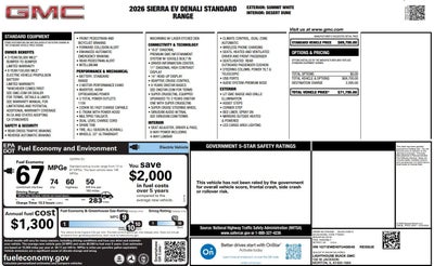 2026 GMC Sierra EV Denali