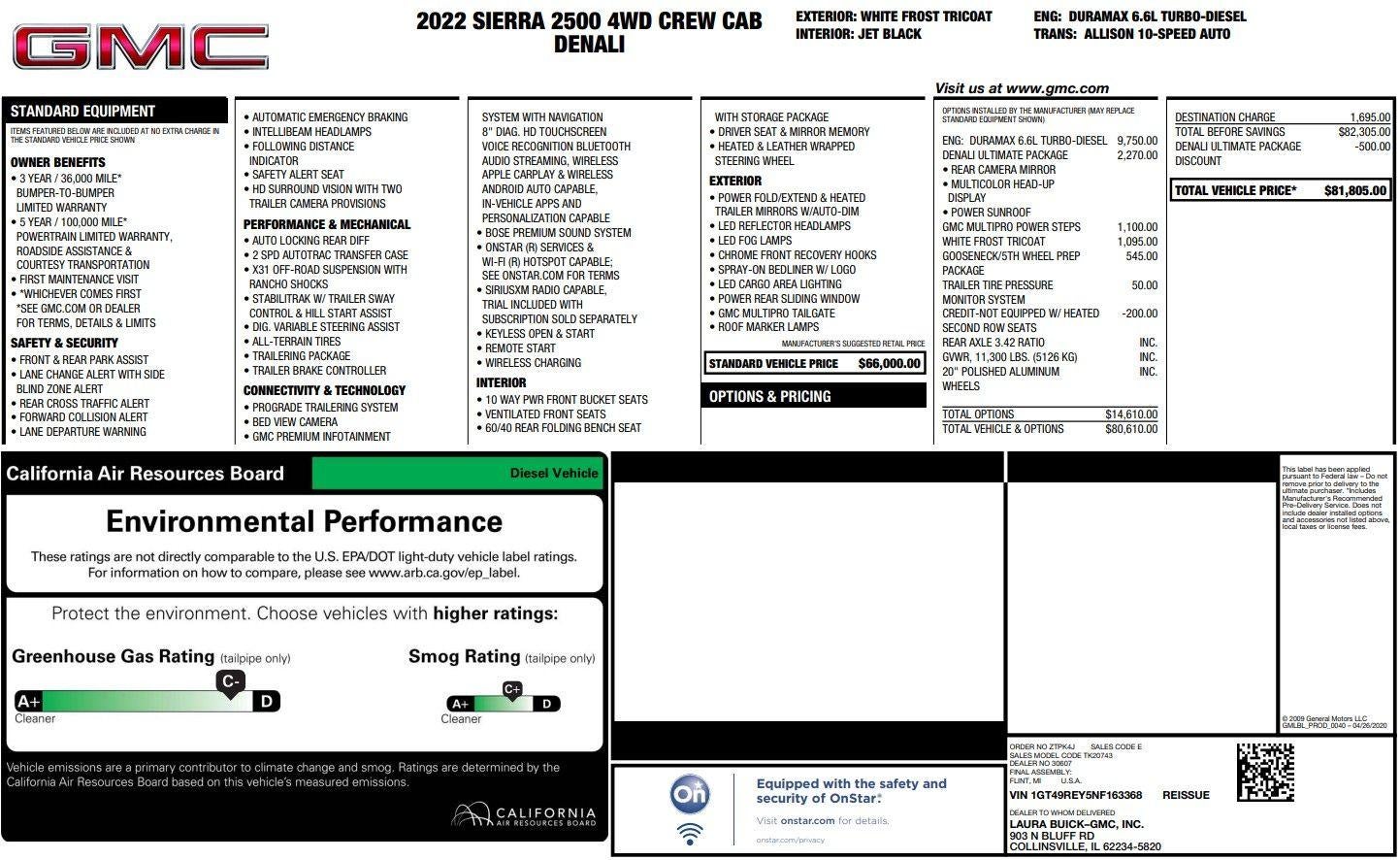 2022 GMC Sierra 2500 HD Denali