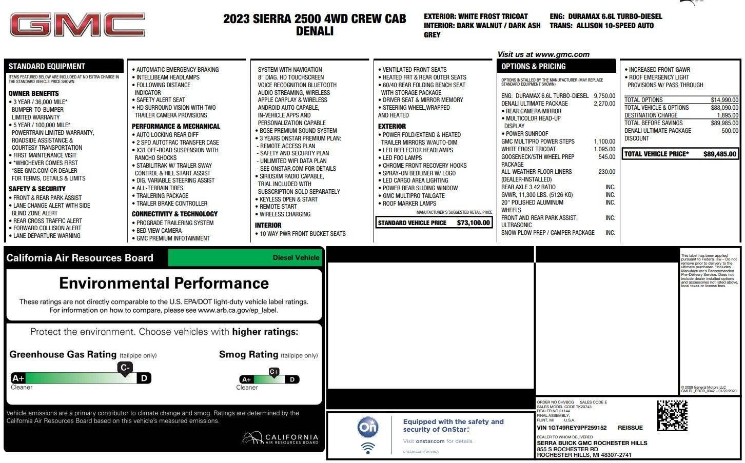 2023 GMC Sierra 2500 HD Denali