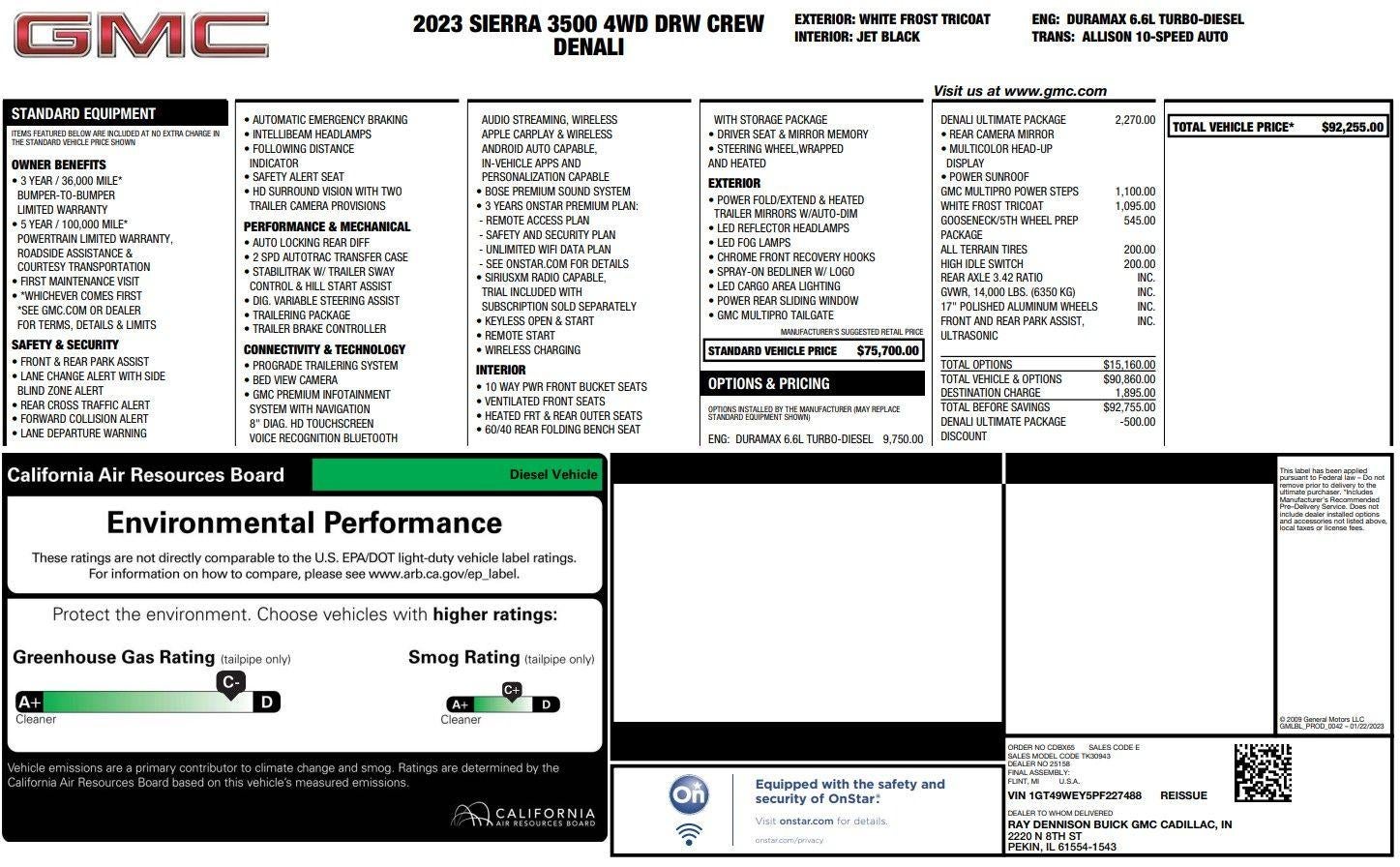 2023 GMC Sierra 3500 HD Denali