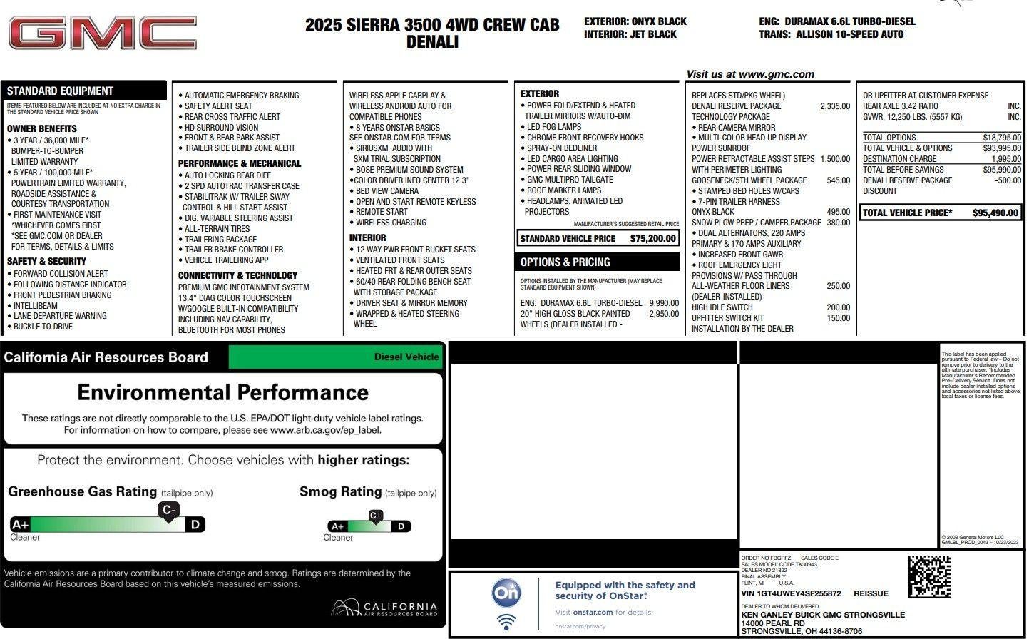 2025 GMC Sierra 3500 HD Denali