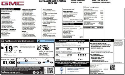 2022 GMC Canyon Elevation