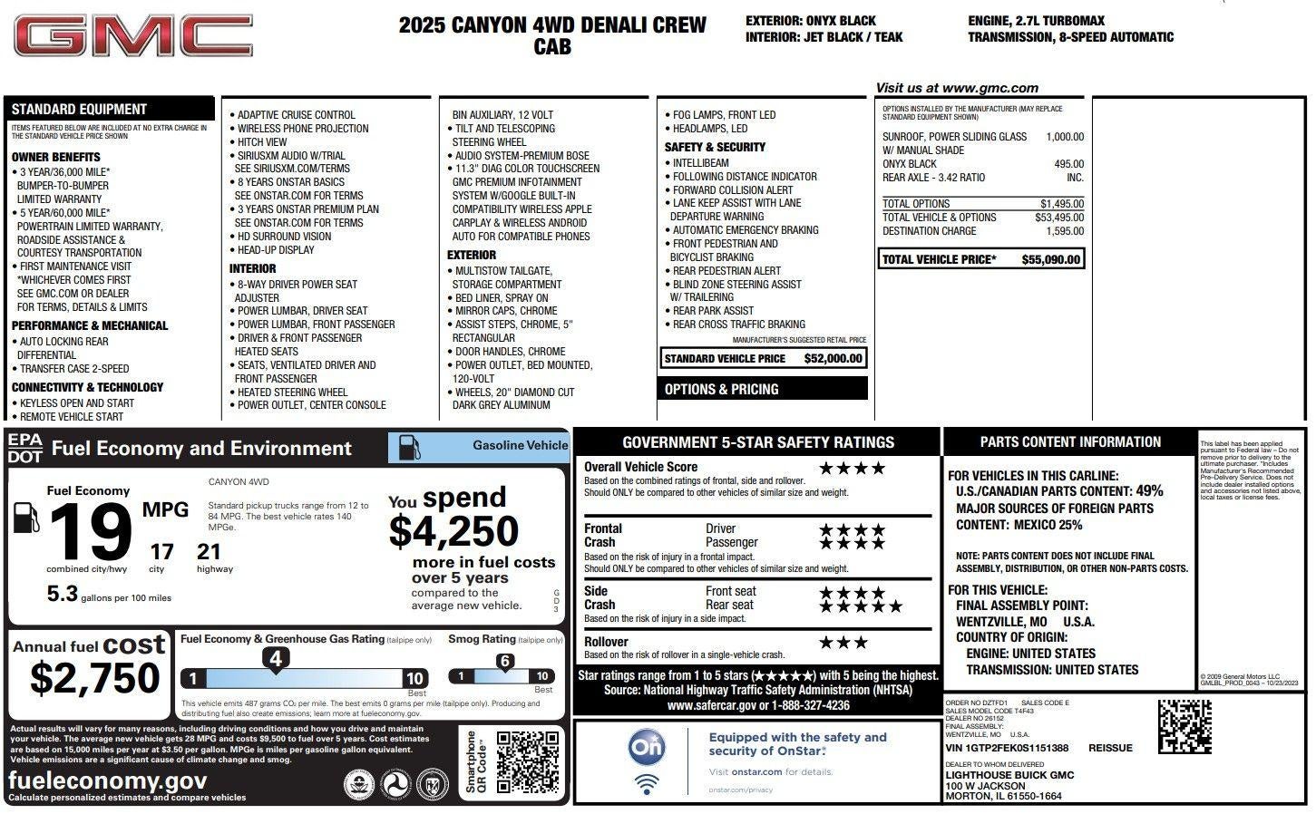 2025 GMC Canyon Denali