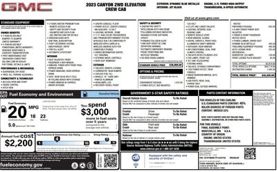2023 GMC Canyon Elevation