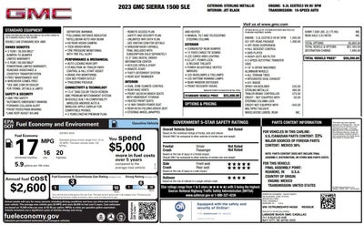 2023 GMC Sierra 1500 SLE